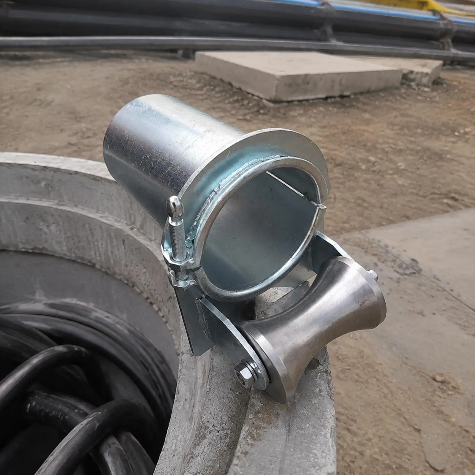 Heavy Duty Rope Pulley Block with Screw Mount for Workshop Cable Routing