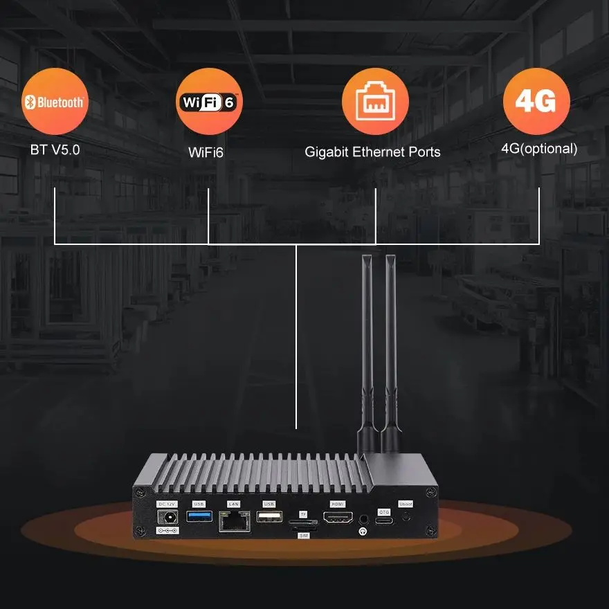 كمبيوتر Liontron-mini amlogic a311d a73 a53 كمبيوتر مدمج صناعي 6-core ، ddr4 ، g ، sdk ، مفتوح المصدر ، أندرويد ، لينكس