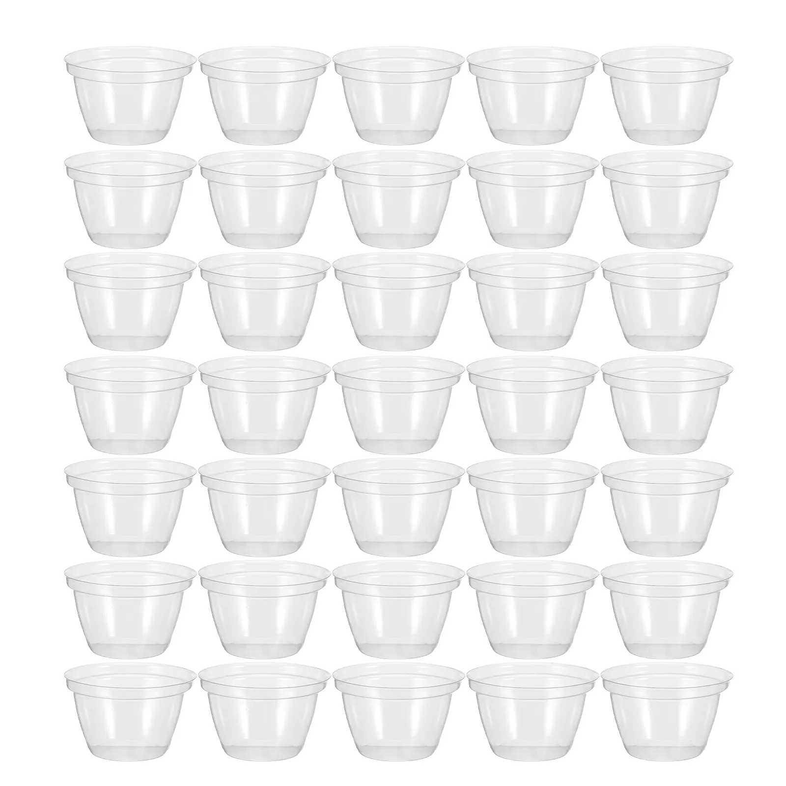 50Pcs Hydroponic Pod Domes Transparent Dome Lids for Seed Germination Hydroponic Cups Grow Basket Plant Starter Dome Caps