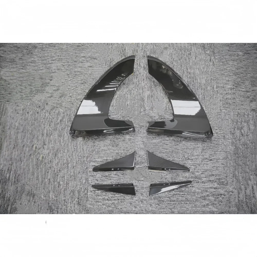 Modified BFA Style High-quality Dry Carbon Fiber Rear Fender air Vent Body Decoration Suitable for Ferrari 296