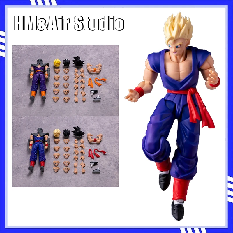 Auf Lager Hm HA Studio Jugend Son Gohan Actionfigur Dragon Ball Gohan mit fehlendem Arm Eagle Hero Figuren HAZ001 PVC Spielzeug Geschenk
