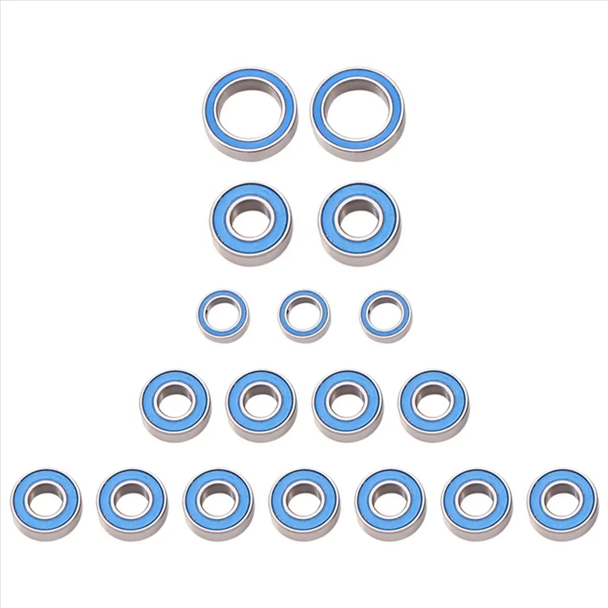 Summer sale  18PCS Rubber Sealed Ball Bearing Kit for CC-01 CC01 1/10 RC Car Upgrades Parts Accessories