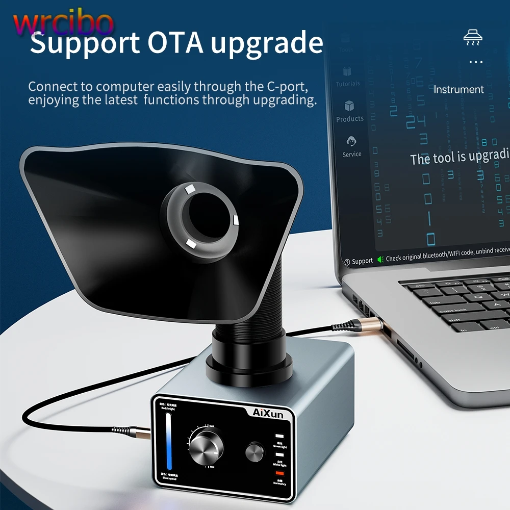 Aixun ES02 Strong Suction Efficient Purification Smoking Instrument Soldering Cleaner Fume Extractor Air Cleaner With LED Tools