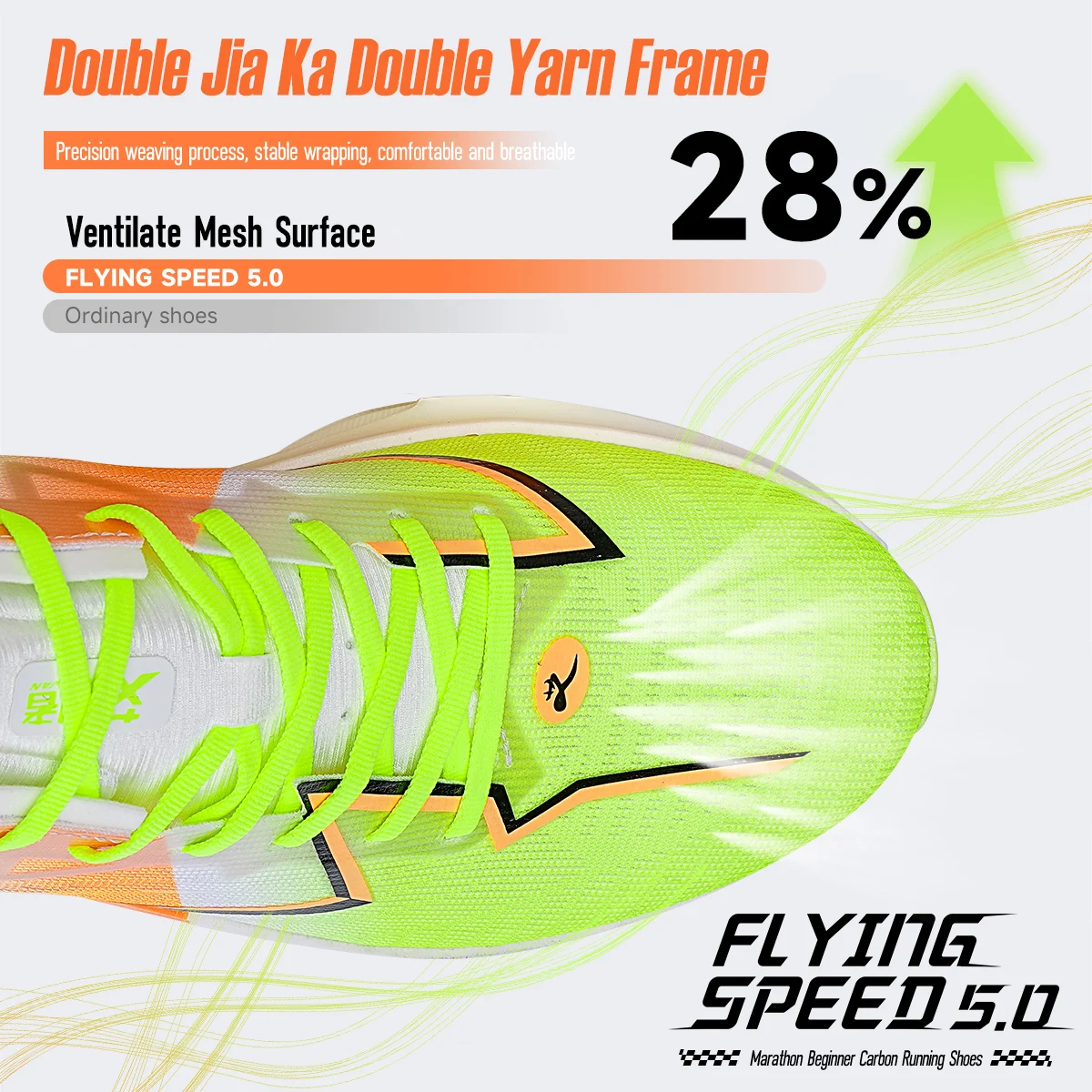 IRUNSVAN Carbon Plate Sneakers Marathon Beginner Running Shoes Cushioning Rebound Professional Training Running Shoes unisex 135