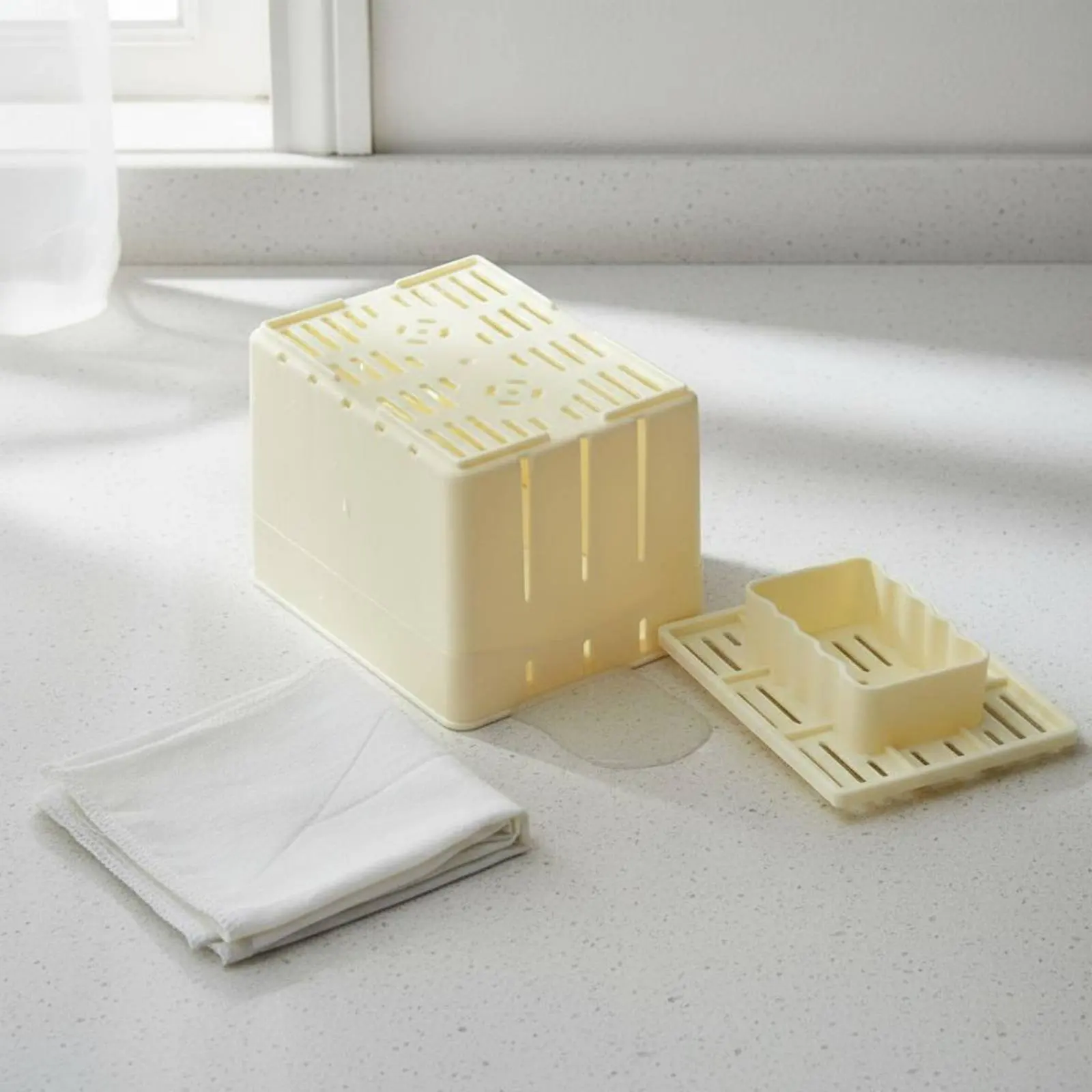 Tofu Press Reusable Tofu Crafting Tool Bean Curd Container DIY Kitchenware for Home Cooks