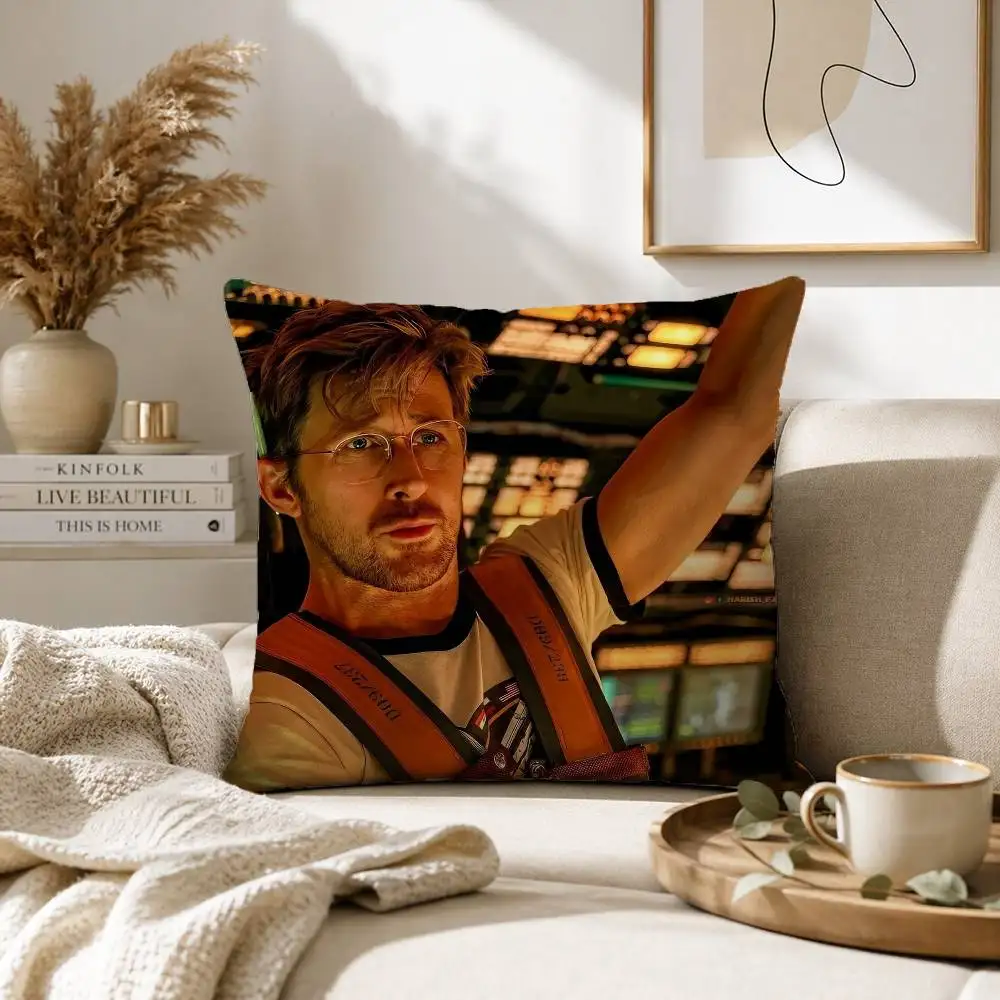 P-Project Hail Mary Ryan Gosling Pillow Case for Sofa Living Room Home office Decor Protective Cover