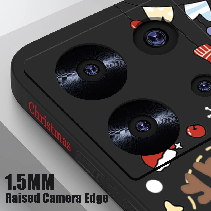 هدية الكريسماس الكرتون نمط الحبل الحال بالنسبة Xiaomi Redmi ملاحظة 14 برو 5G فوندا ريدمي نوت 13 12 11 برو 5G غطاء سيليكون بولي يوريثان #6