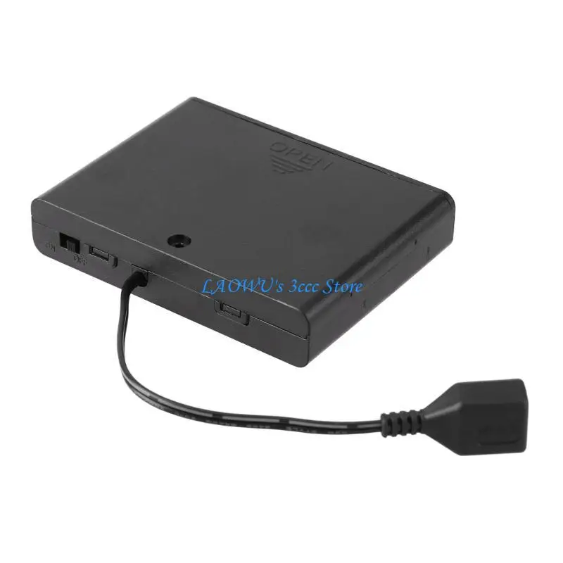 

Y8AD AA Battery Case 2/3/4/6/8 Slot USB AA Battery Case Box USB Female Slot