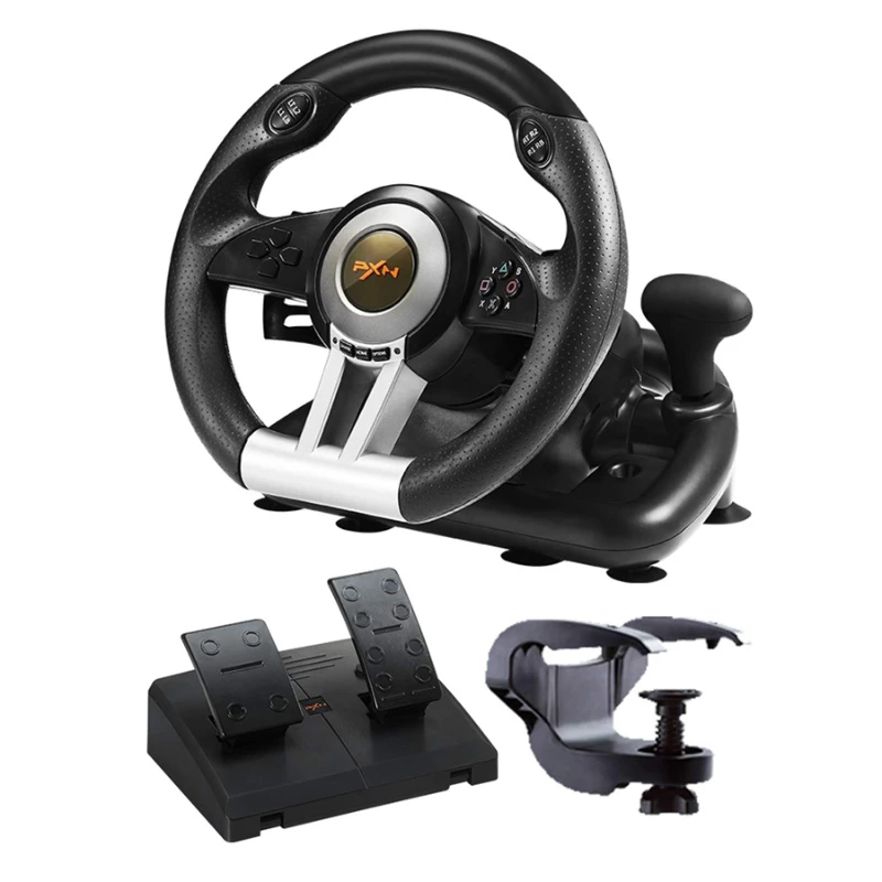 Programmable V3II Gaming Steering Wheel for PC, PS3, PS4, XBOX ONE, XBOX SERIES, SWITCH