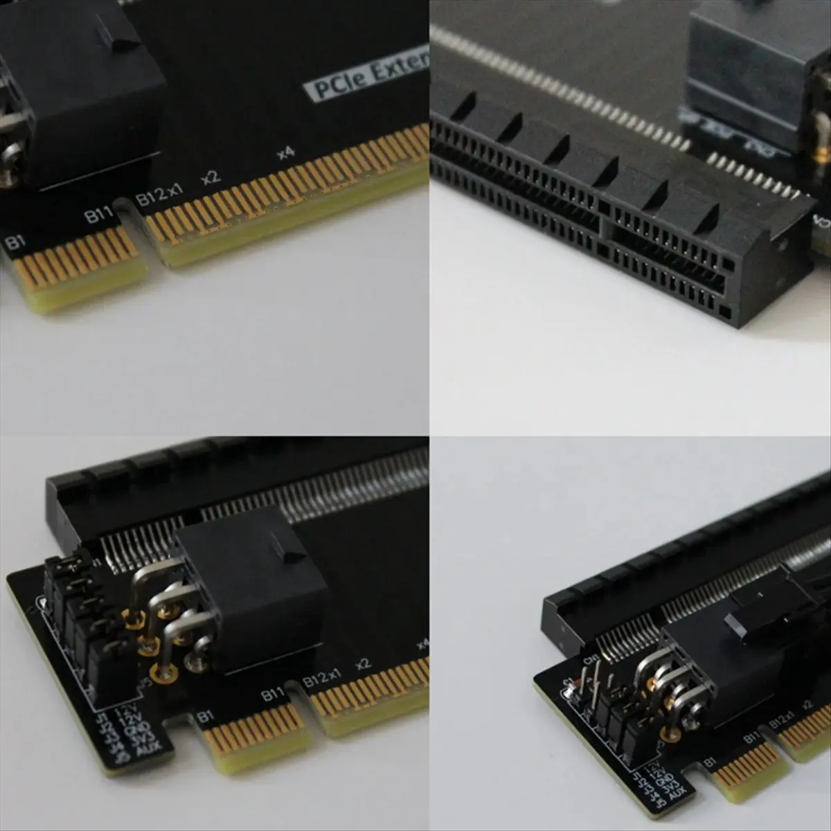 (AD11] PCI-E X16 Half Height to Full Height Extension Riser Card PCIe 5.0 X16 Test Adapter Protector Card for 1U 2U Server
