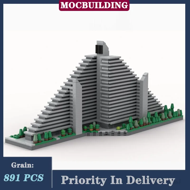 MOC Urban Building Residential District Model Building Block Assembly Village Collection Series Toy Gifts