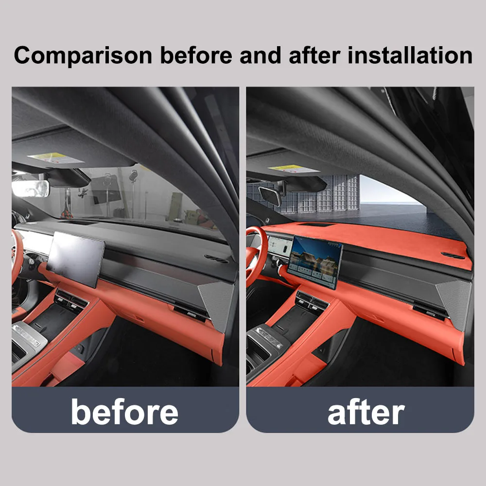 Instrument Panel Light Shielding Pad For BYD TANG L Sealion 8 EV/DM 2025 2026 Center Console Pad Anti-glare Car Accessories