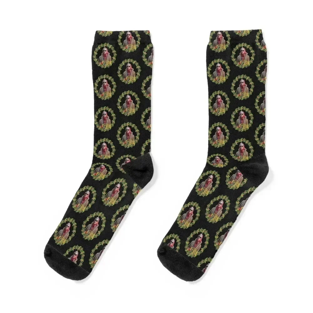 

christmas carol Socks loose cartoon anti slip football hip hop Socks For Men Women's