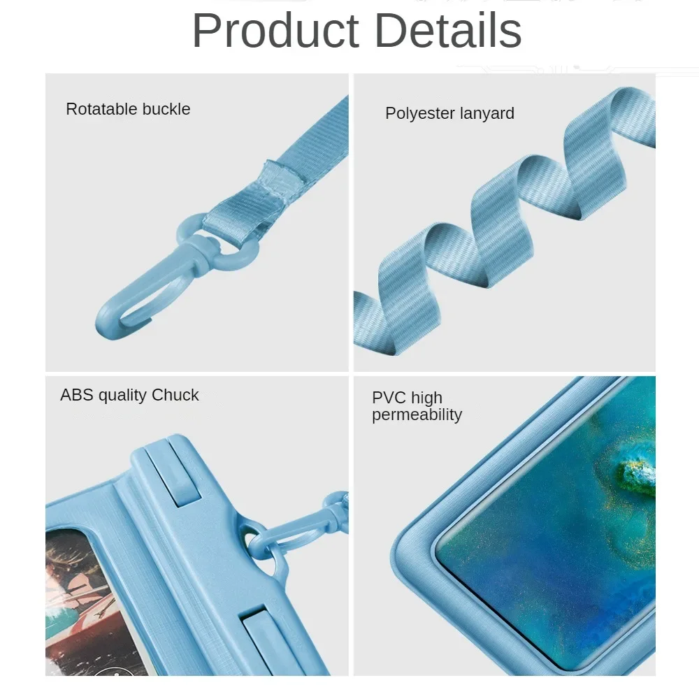 水泳用携帯電話ポーチ,防水ケース,防水バッグ,市販のほとんどの携帯電話モデルに適用可能なPVカバー