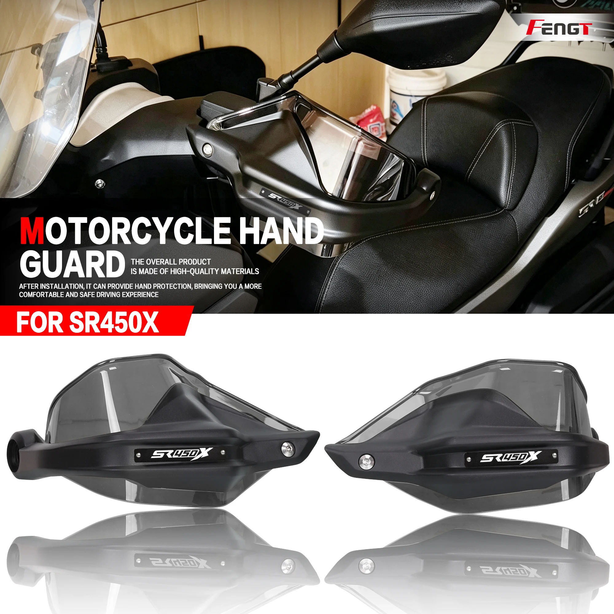 For Longxin SR450X SR 450X 2026 ﻿Motorcycle sr450x Handguard Handlebars Fairing Hand Lever Guard Extension Windshield