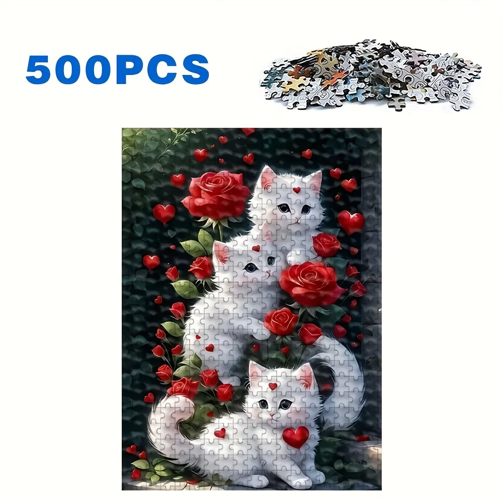 500/1000ピース 大人向けパズル、誕生日、クリスマス、ハロウィーン、ギフトに最適な高品質のリラックスできるファミリーゲーム – パズルに最適