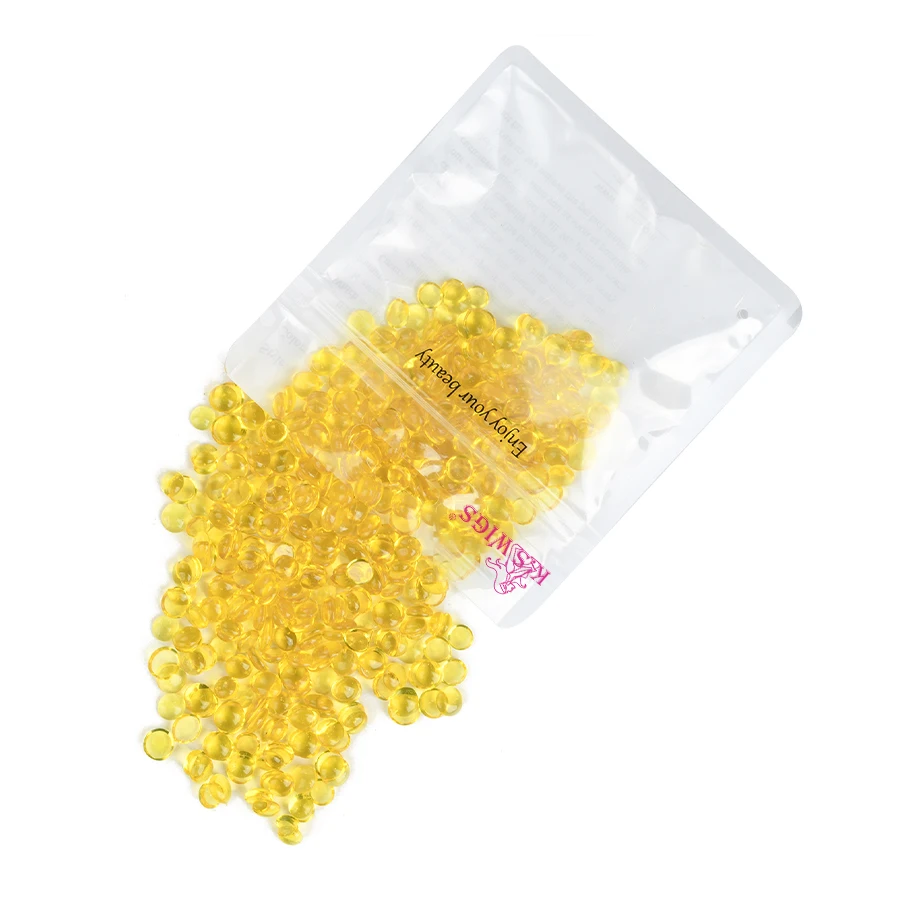 K.S WIGS Best Quality Italian Keratin Glue Granule/Beads/Grain With Glue Melting Pot For Hot Melt Fusion Hair Extensions