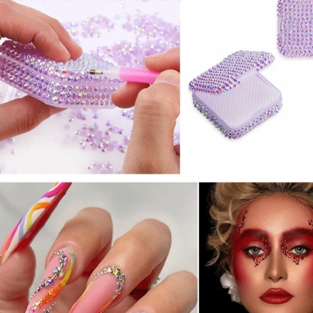 Hot Multicolor Resin Rhinestone Kit Sparkling Diamond Art Flatback Gems DIY Decoration Jelly Rhinestones for Makeup Accessories