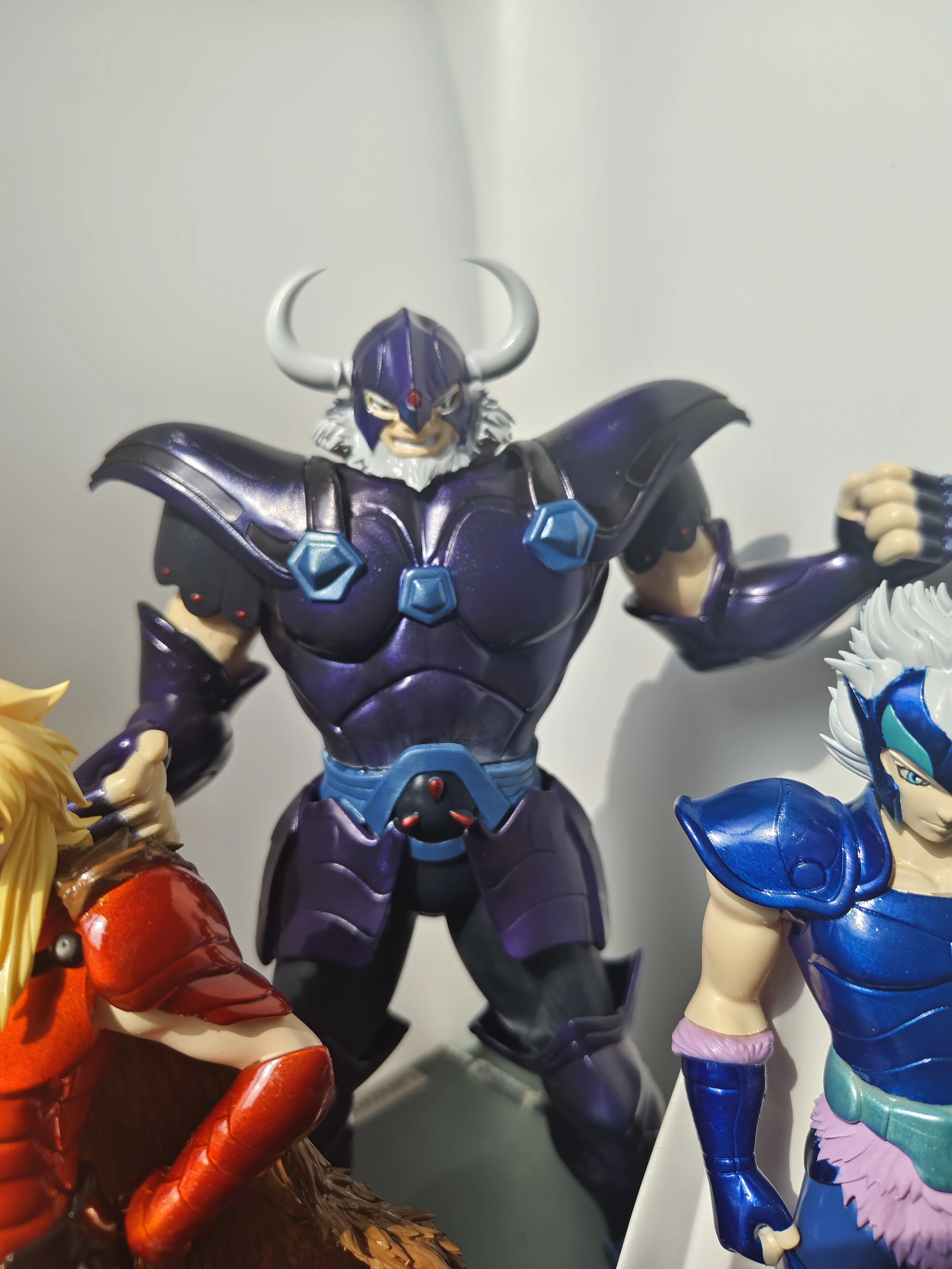 Saint Seiya Battle of the Gods Arc God Warrior Frost Giant Rung Ullr Derkard (Hyoga) Loki Figuur Collectible Toy Hars Standbeeld