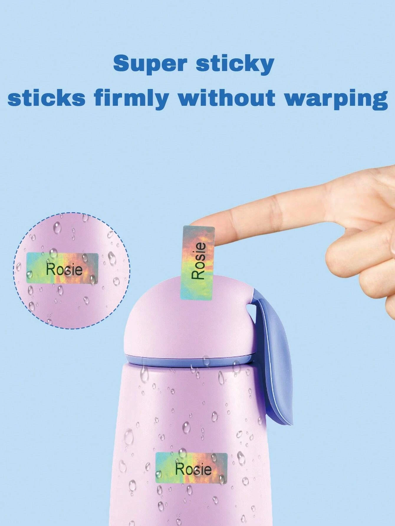 ملصقات اسم مخصصة مقاومة للماء للأطفال العودة إلى اللوازم المدرسية الرعاية النهارية متينة عالية الجودة