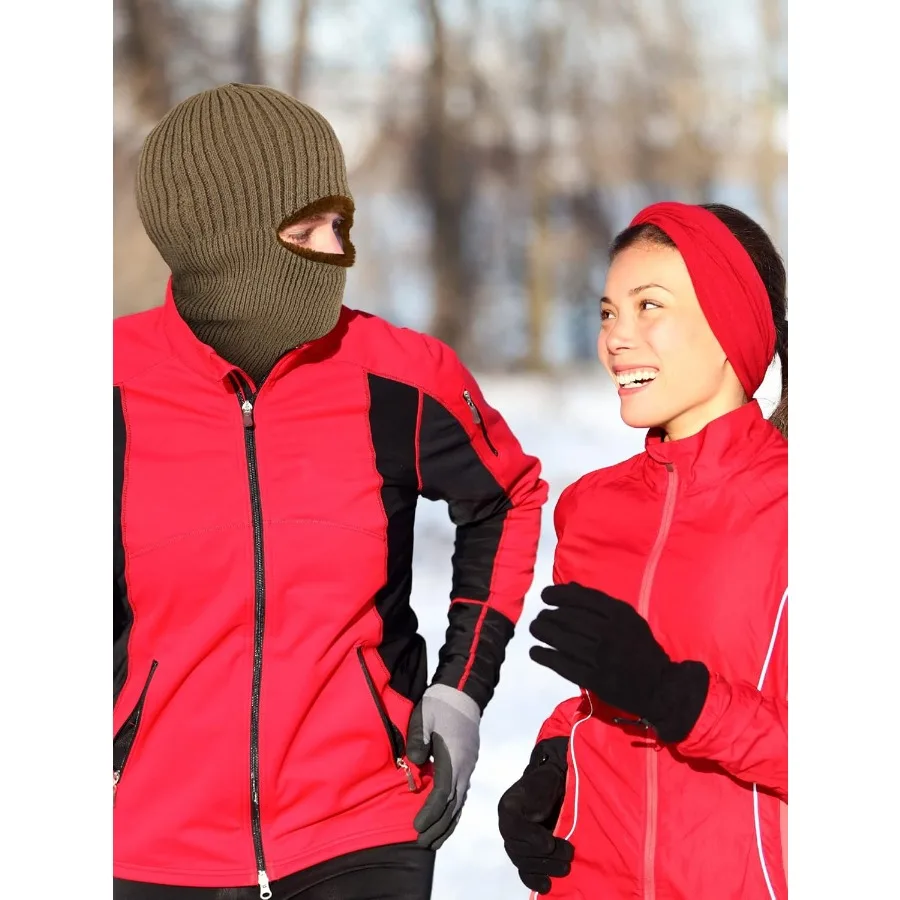 Балаклава вязаная теплая ветрозащитная шапка, закрывающая лицо для мужчин и женщин, флисовая шапка для занятий спортом на открытом воздухе