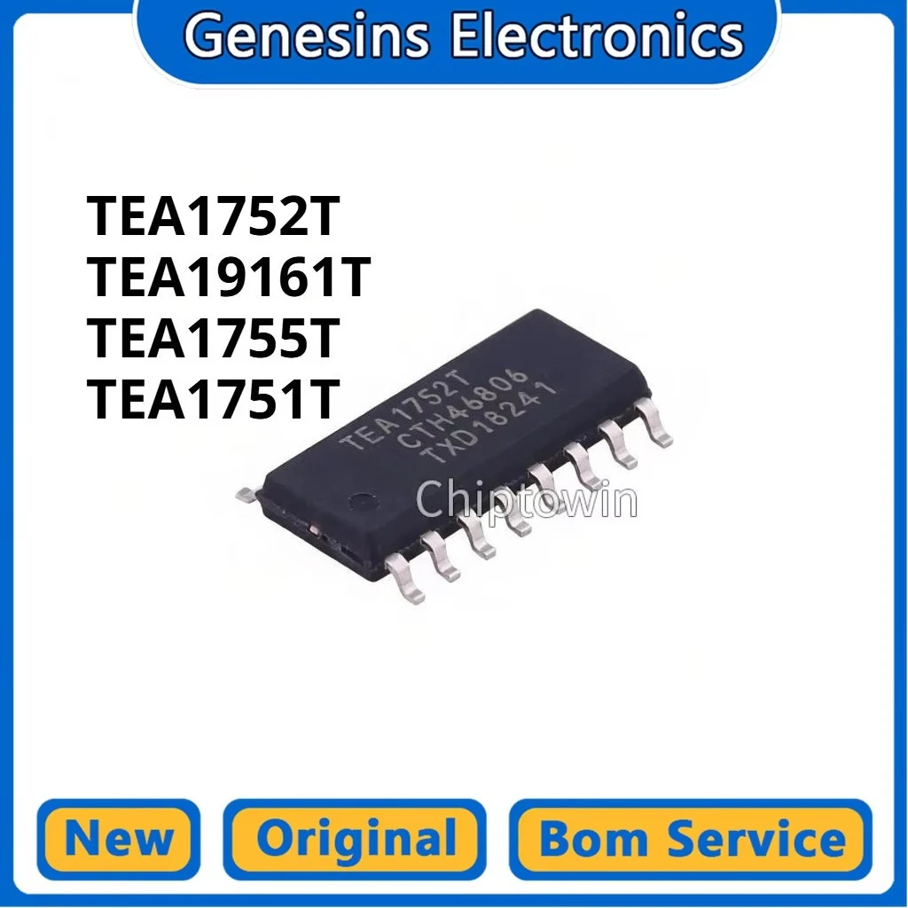 5/50/500 pcs TEA1752T TEA19161T TEA1755T TEA1751 SOP-16 Power Controller W7