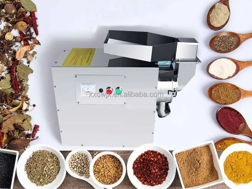 Small Size Factory Roots Stems Agar Dried Vegetables Barley Carrageen Pumpkin Seeds Soda Powder Grinding Machine
