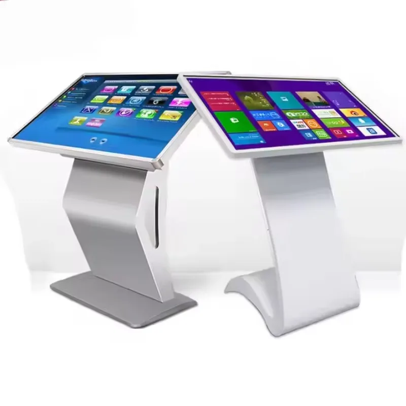 32 Inch Lcd Information Kiosk All in One Horizontal Advertising Self Service Kiosk Machine