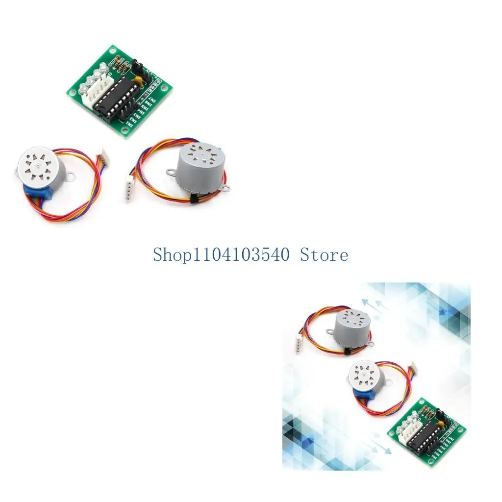 02DC Precise 4 Phase Motor Set High Accuracy 5V Motor Package for Wide Application