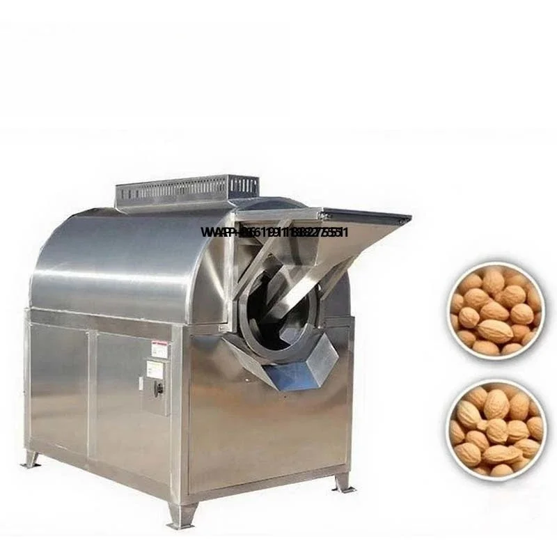 Commercial Automatic Peanut Nuts Roasting Machine with Temperature Control for Food Processing