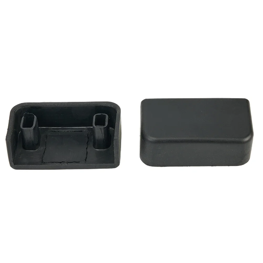 4PCS Rear Seat Slide Rail Anti-kick Rubber Plug Fits For Tesla for Model Y /3 2020-2021 ABS&rubber Modified Accessories Black