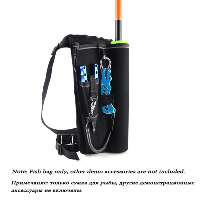 Leggero da pesca in vita da pesca Drop Leg Pack Custodia per attrezzi da pesca all'aperto Attrezzatura portatile Durevole