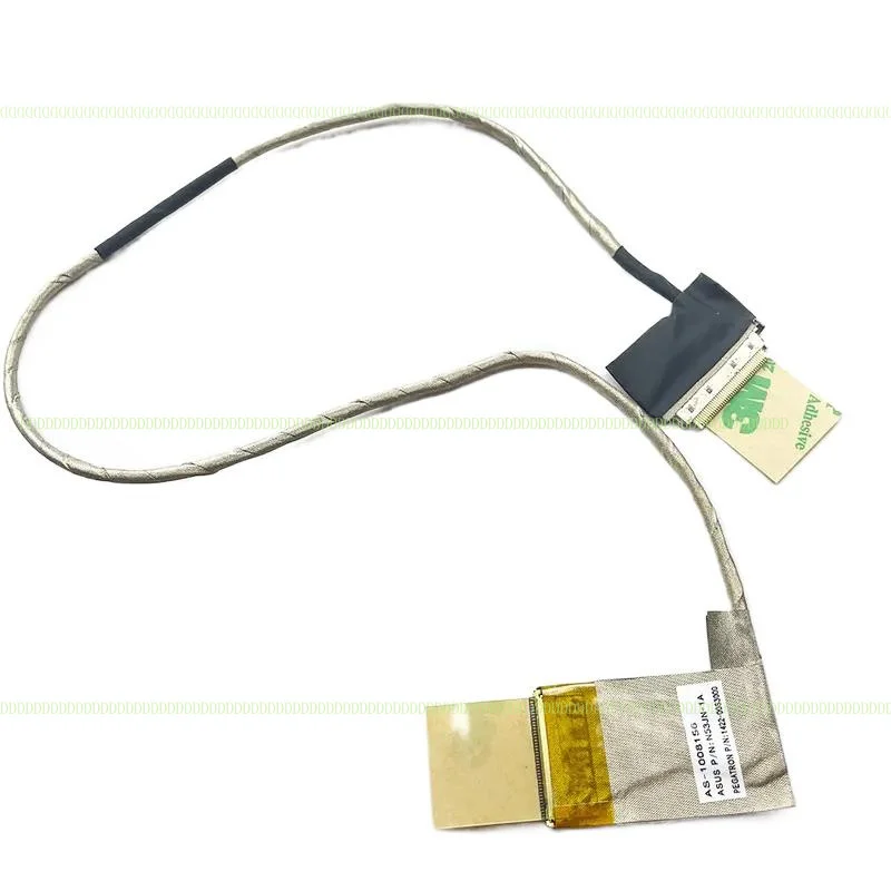 DL для ASUS N53 N53S N53SV N53D N53J N53SE N53SC N53DF N53JF N53JG ленточный кабель для ноутбука со светодиодным ЖК-дисплеем 1422-00RV000 1422-00V3000