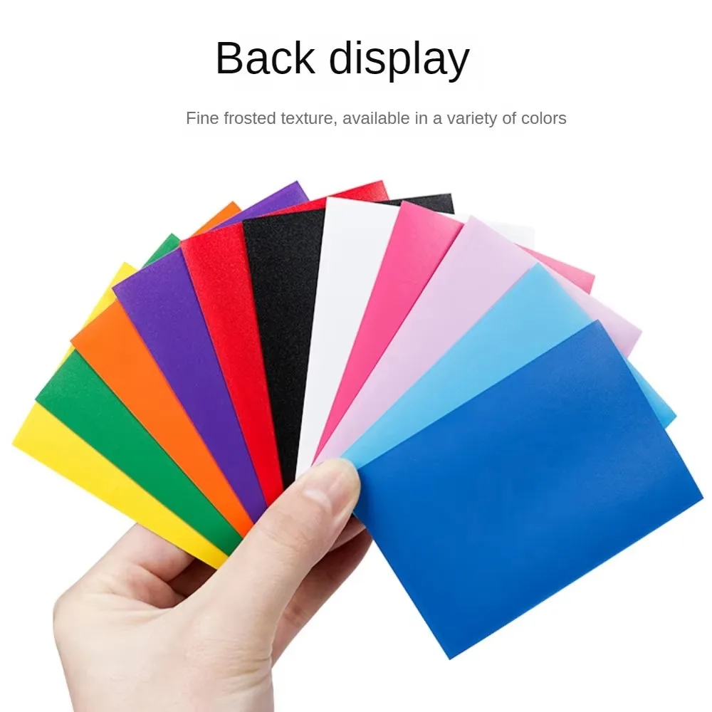 50/100PCS 66x91mm Matte Standard Size Card Sleeves TCG Trading Cards Protector For Tarot Shield Board Games Magical Cover PKM view 6