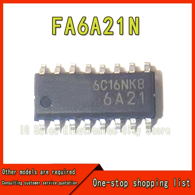 (5piece)100% New 6A21 FA6A21 FE6A21 FA6A21N FA6A21N-C6-L3 sop-16 Chipset