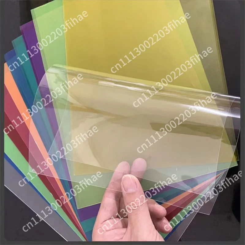 50 pieces A4, A5 transparent PVC plastic sheet DIY binding PET sheet frosted rigid film sheet