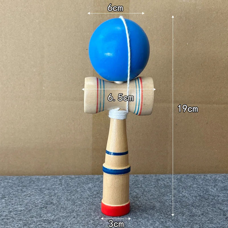 Prosty Piłka Kendama Drewniana Zabawka Piłka Fitness Trening Koordynacji Oko-Ręka Dla Dzieci Dorosłych Tradycyjna Gra Łapania Piłki Zabawka
