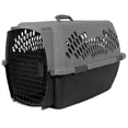 

Pet Porter Dog Kennel Plastic Pet Carrier, 26" for Pets 20 to 25 lb, Dark Gray
