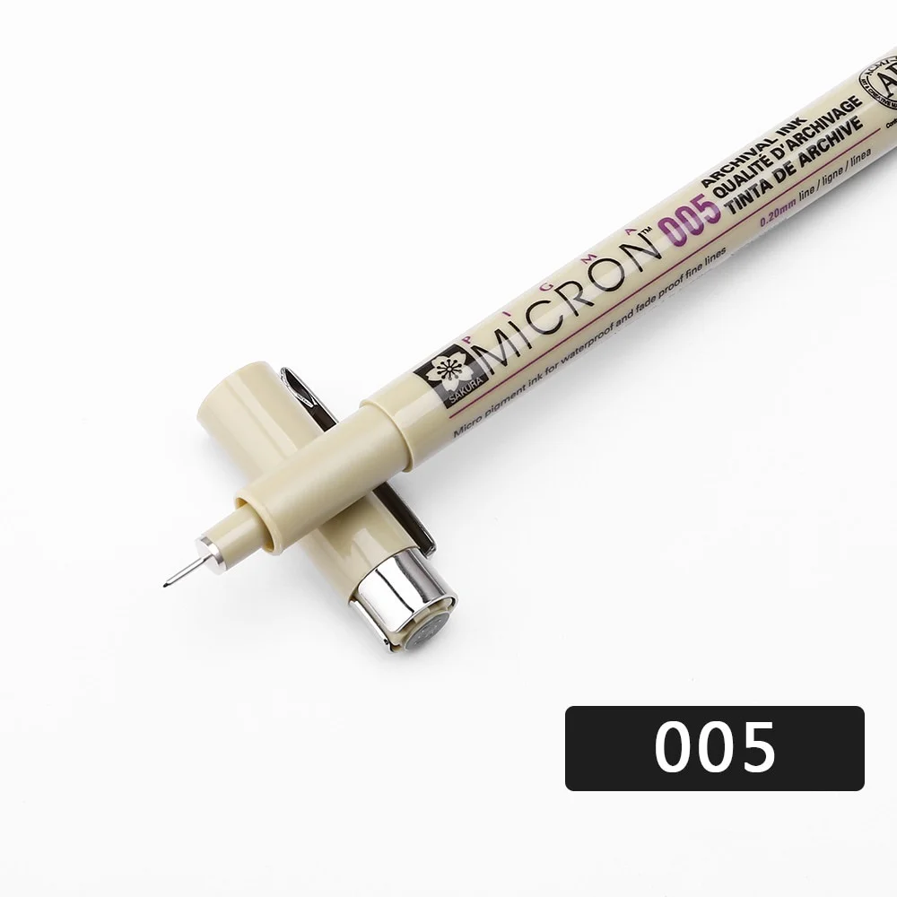 Pigma Micron Stift Neelde Weichen Pinsel Zeichnung Pen-Set Pinsel Kunst Marker