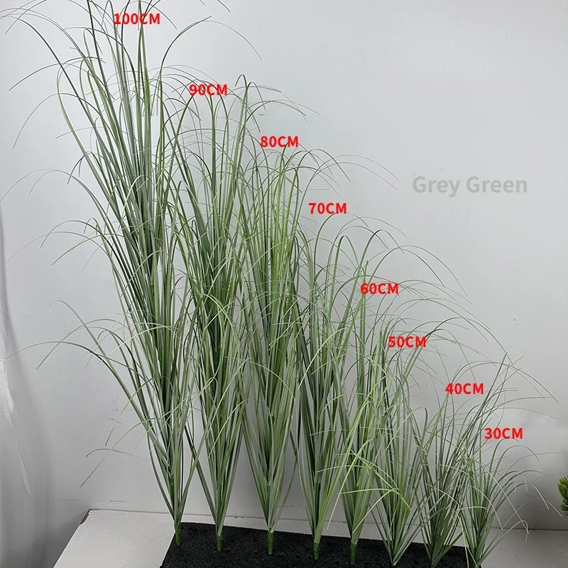 Artificial plants 16PCS onion grass Artificial Wheat Grass Greenery Fake Tall Grass for Outdoor Indoor office wedding Decoration