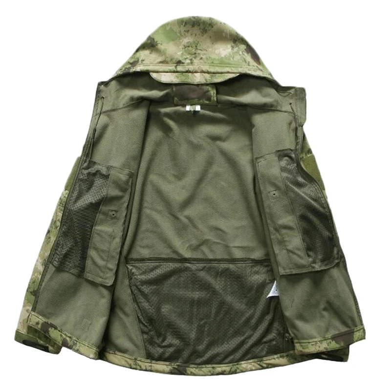 TAD Gear-Conjunto de chaqueta de camuflaje Softshell táctico para hombre, cortavientos, ropa de caza a prueba de viento para exteriores