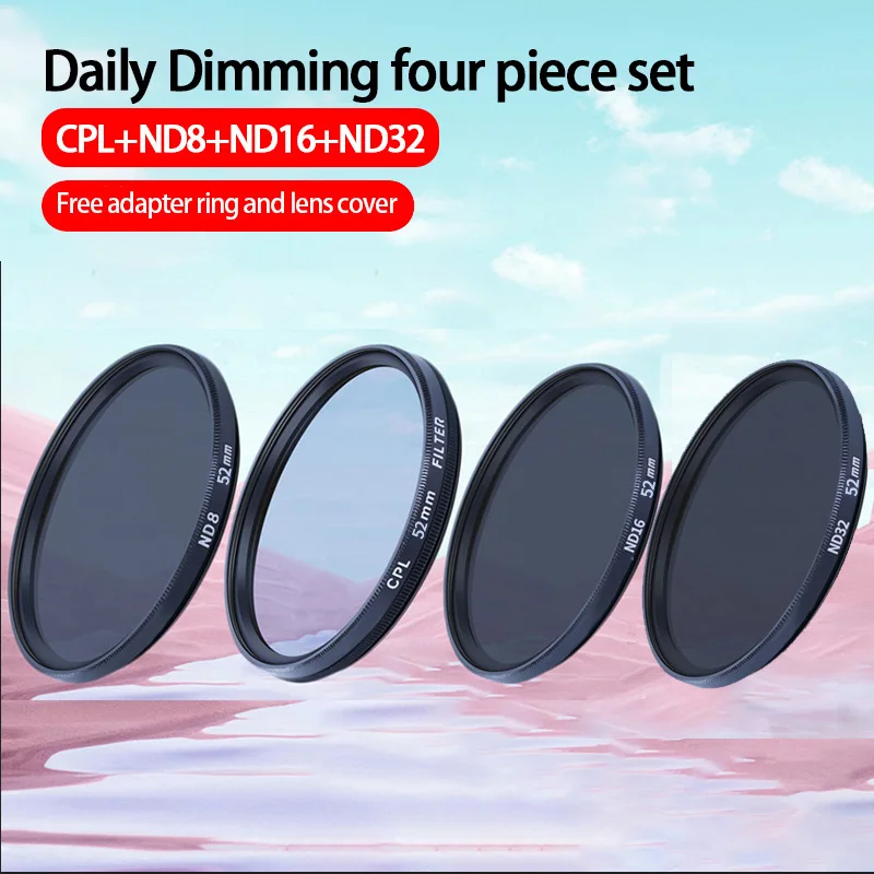 

Camera Lens Filter For XTU X3 UV CPL Polarizing Protective ND8 ND32 ND64 Camera Filter Accessories
