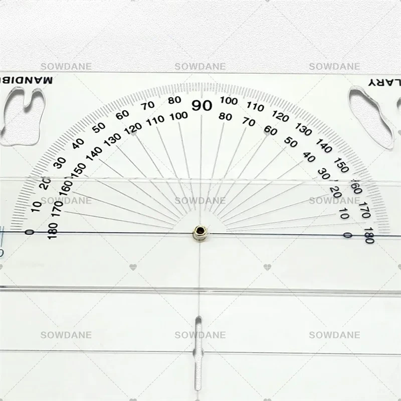Premium New Guide Plate Lab Cephalometrics Ruler Protractor Measuring Ruler/ Best Tool s
