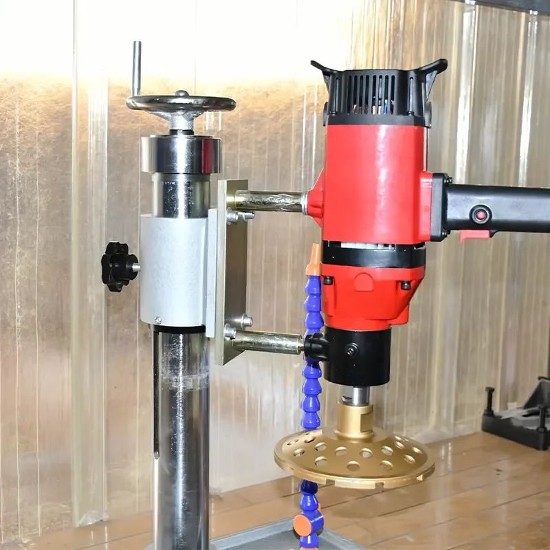 Electric Concrete / Rock Sample Prepare Apparatus Core Specimens Grinding Machine