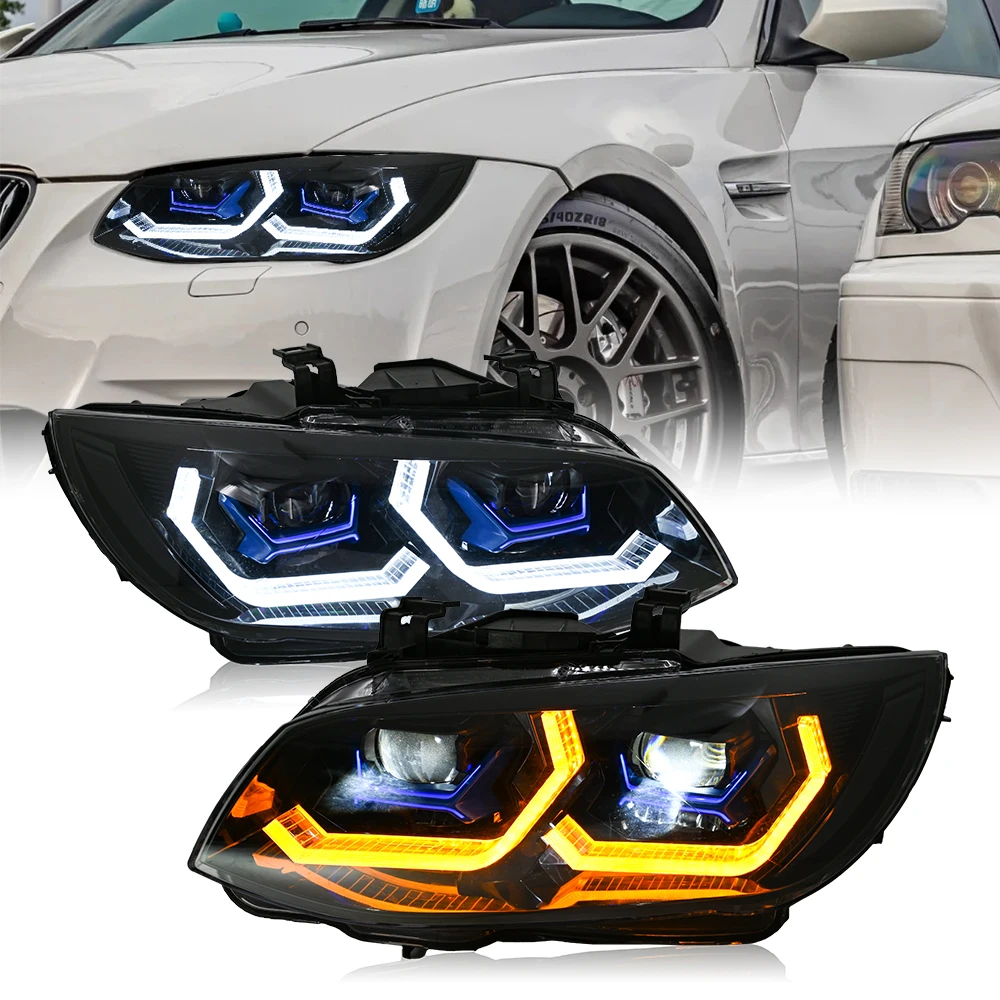 

Фара KuerLED в сборе для BMW 3 серии 2011 2012 2013 E92 E93 LCI 328i 325i 335i HID ксеноновая лампа обновленная передняя фара