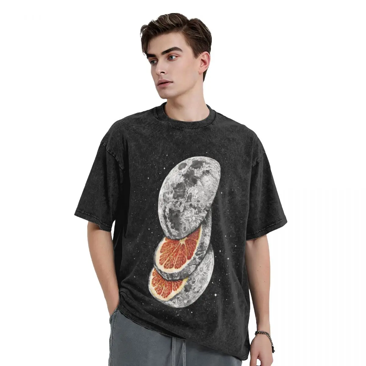 

LUNAR FRUIT T-Shirt customs design your own Blouse anime clothes blue archive mens t shirts pack