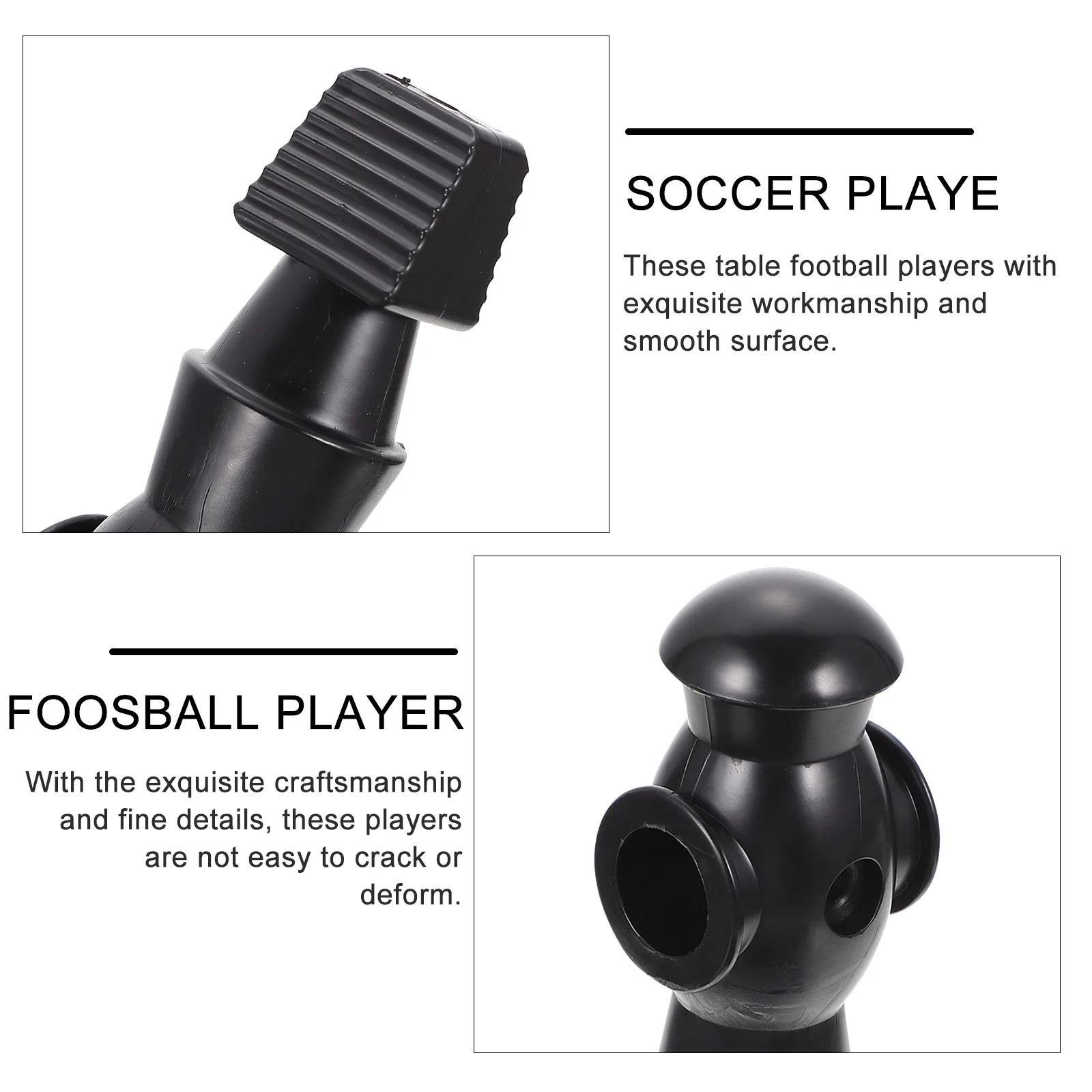 4개입 테이블 플레이어 레진 교체용 풋볼맨 내구성 테이블 풋볼 액세서리 풋볼 머신 용품 축구