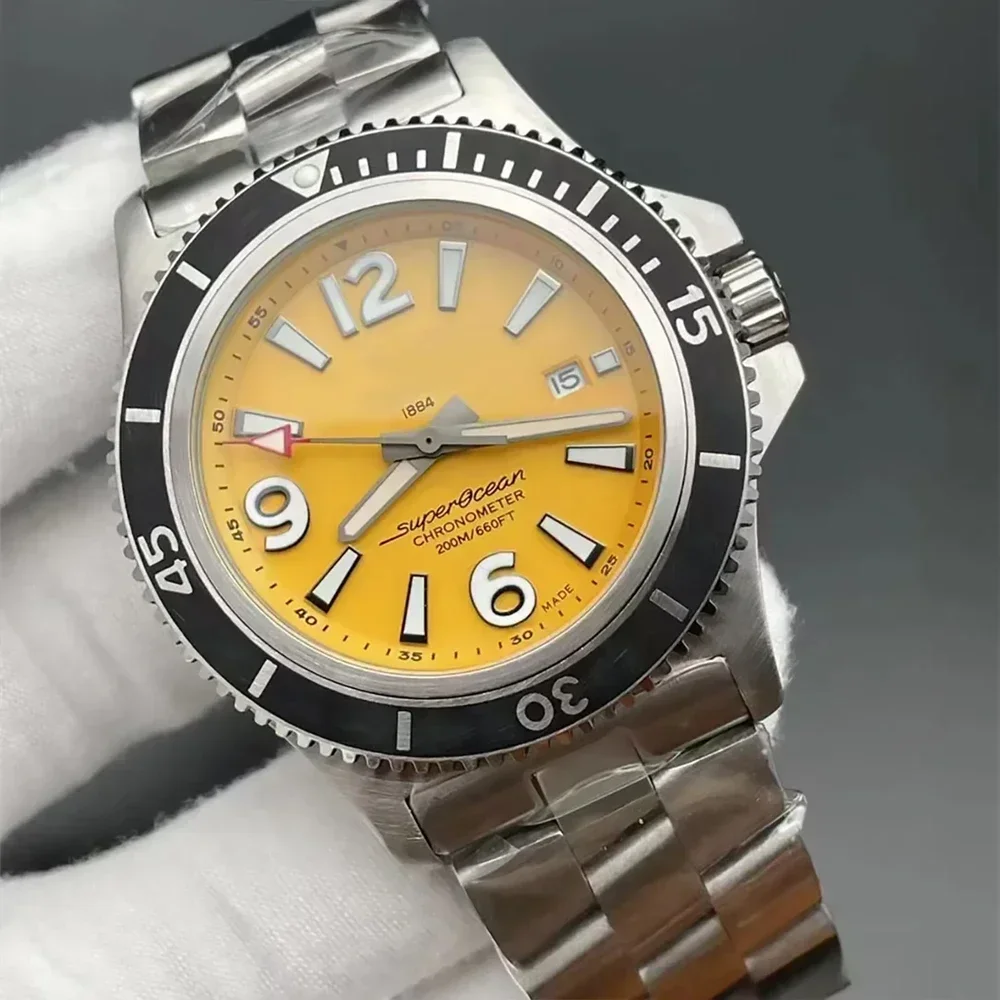 ساعة رجالية بسوار Ocean Series Calendar Retrospect ساعة ميكانيكية أوتوماتيكية ساعة يد ميكانيكية من الفولاذ المقاوم للصدأ