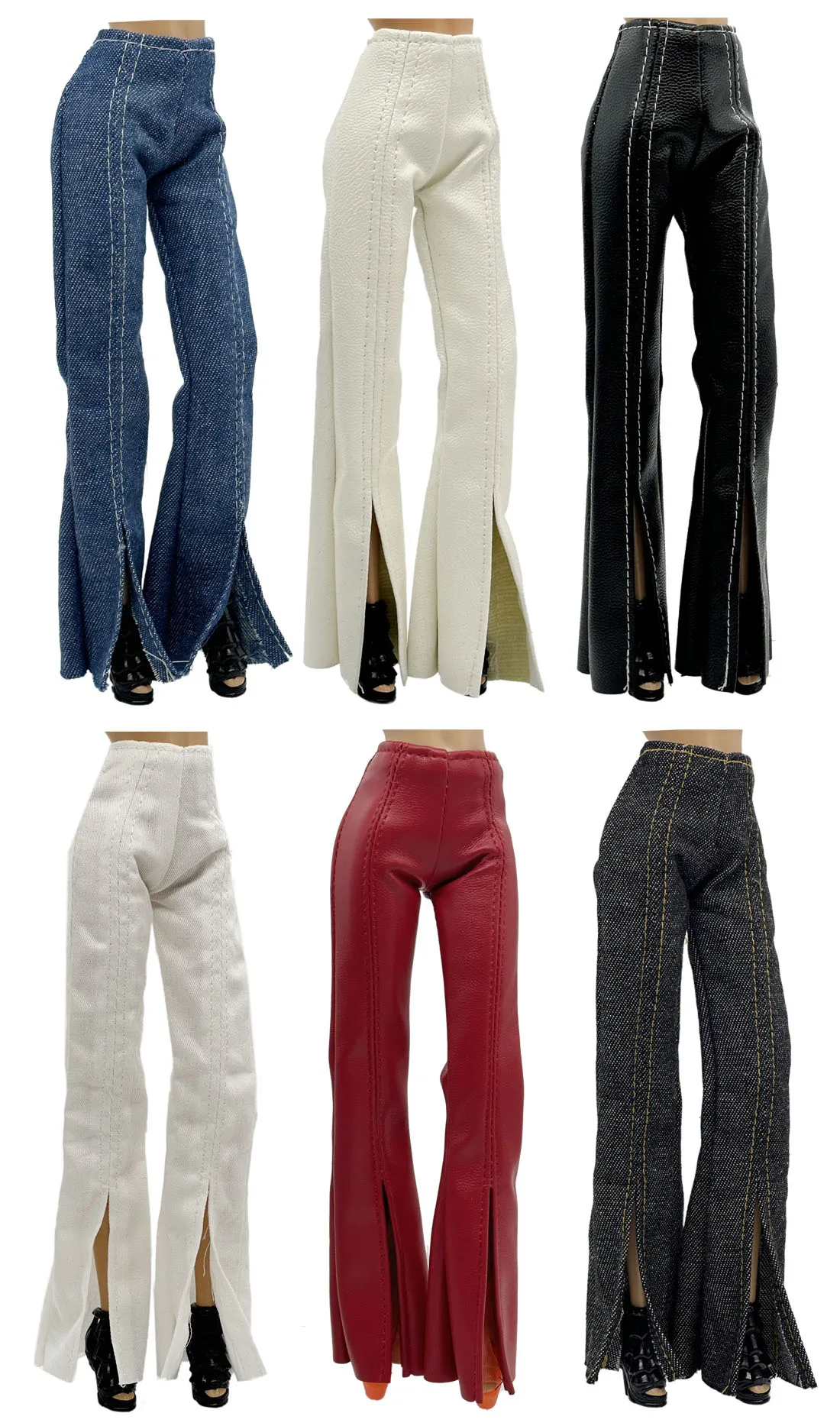 Calças Longas de Moda em Vários Estilos para Bonecas de 11,5 Polegadas (30cm) - Muitos Estilos para Escolher - Presentes para Meninas - Acessórios para Bonecas