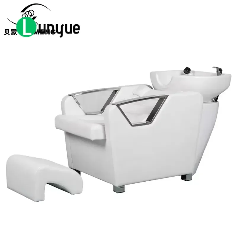 Modern Shampoo Bed Lay Down Furniture for Hair Washing Station Comfortable Reclining Chair Beauty Spa Equipment